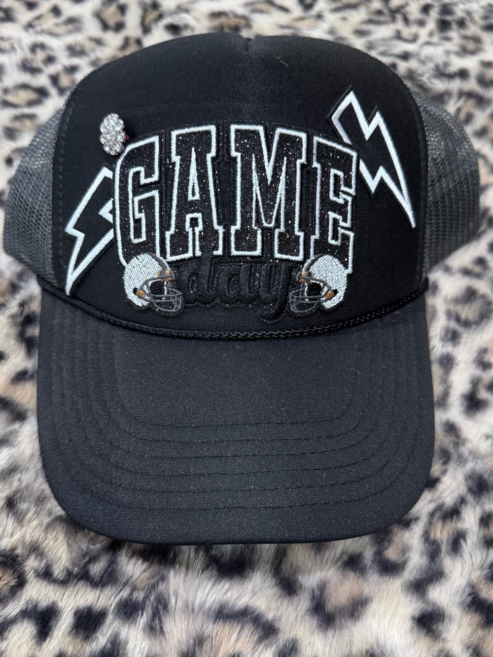 Black "Game Day" Trucker Hat